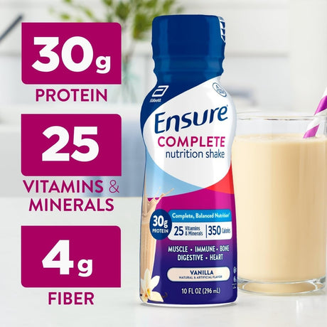 Ensure Complete Nutrition Shake, Vanilla, 10 oz - 68053-Bottle - LL Medico