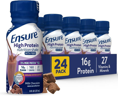 Ensure High Protein Nutrition Shake, Chocolate, 8 oz - 64134-Case - LL Medico