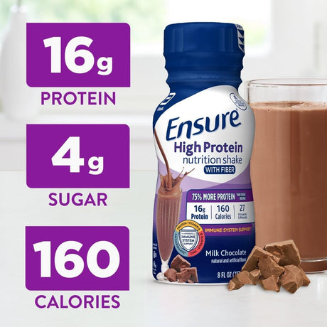 Ensure High Protein Nutrition Shake, Chocolate, 8 oz - 64134-Case - LL Medico