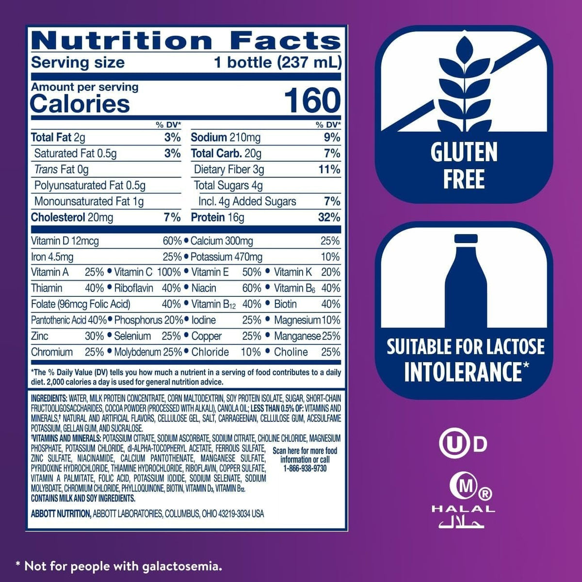 Ensure High Protein Nutrition Shake, Chocolate, 8 oz - 64134-Case - LL Medico