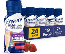 Ensure High Protein Nutrition Shake, Strawberry, 8 oz - 66546-Single - LL Medico