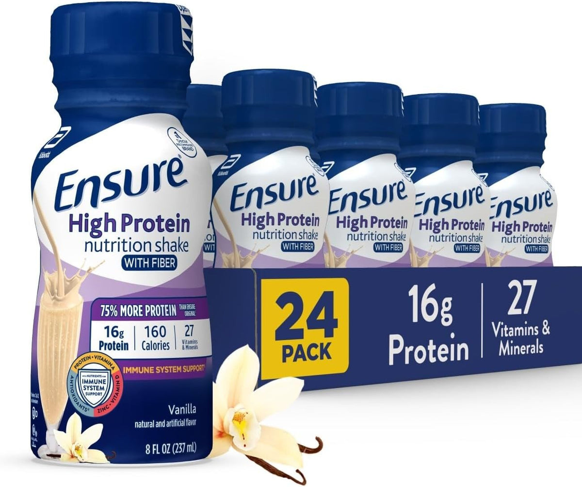 Ensure High Protein Nutrition Shake, Vanilla, 8 oz - 64117-Single - LL Medico