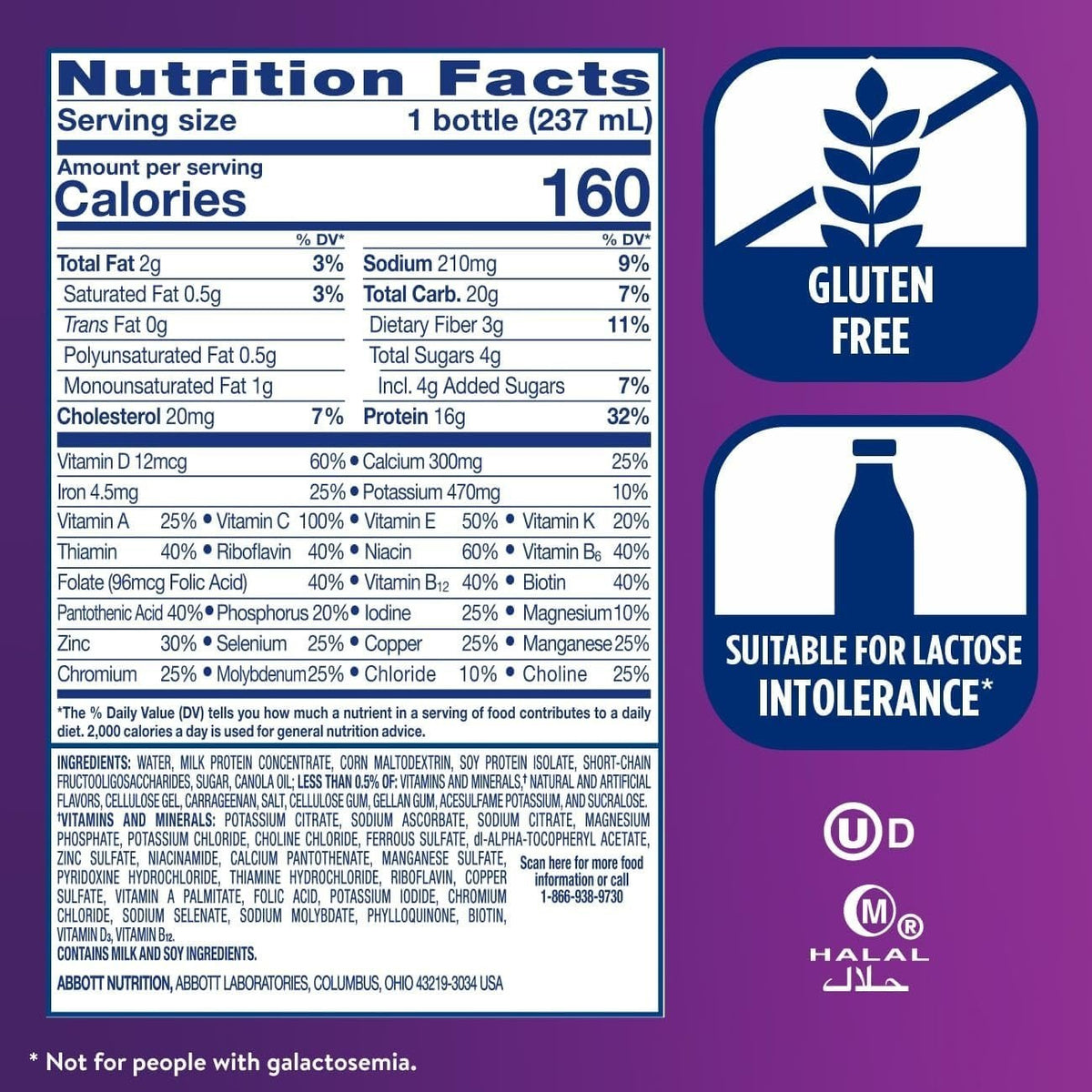 Ensure High Protein Nutrition Shake, Vanilla, 8 oz - 64117-Single - LL Medico