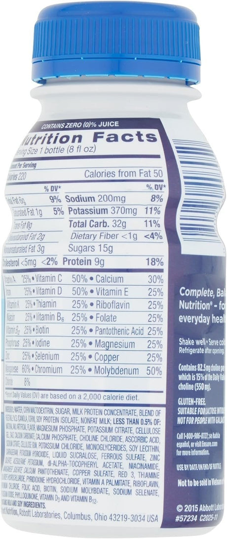 Ensure Original Nutrition Shake, Strawberry, 8 oz - 57234-Single - LL Medico