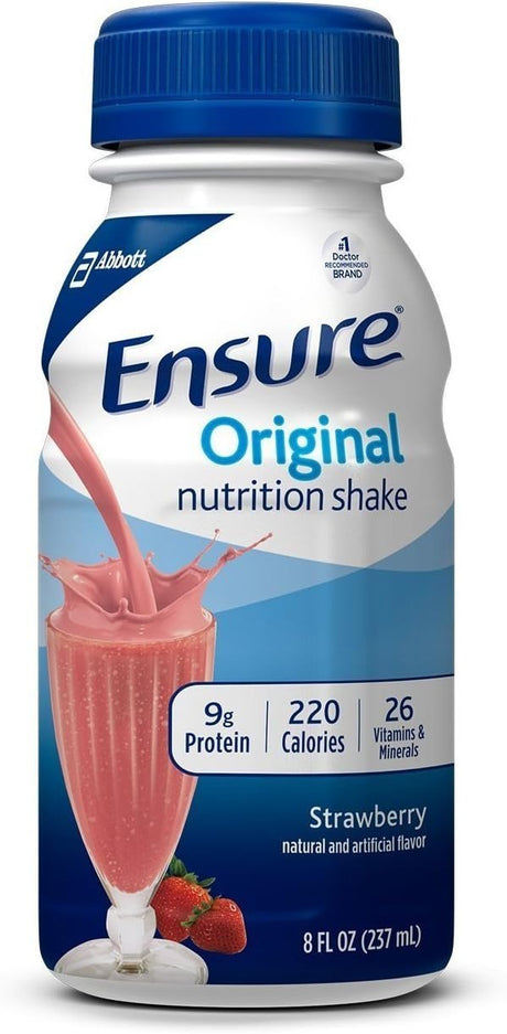 Ensure Original Nutrition Shake, Strawberry, 8 oz - 57234-Single - LL Medico