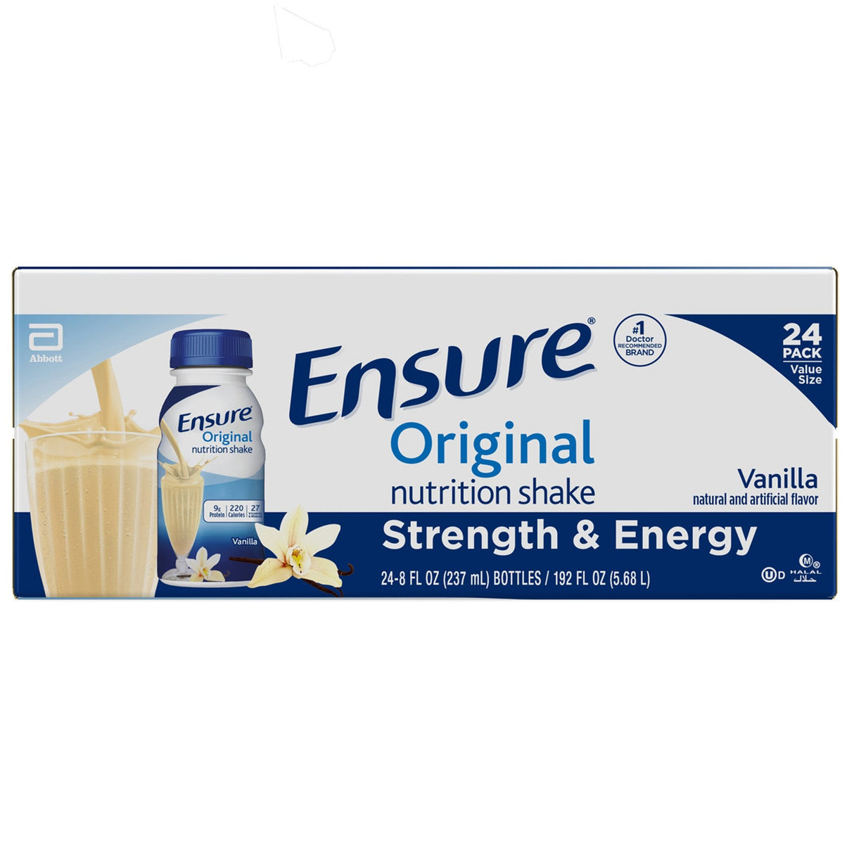 Ensure Original Therapeutic Shake, Vanilla, 8 oz Bottle, CS/24 - 58297-Case - LL Medico
