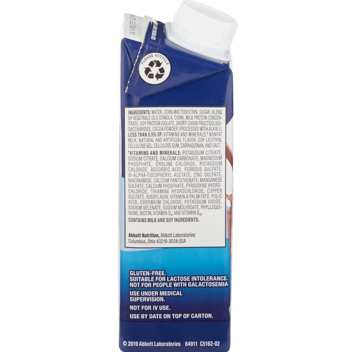 Ensure Plus High Protein Nutrition Shake, Chocolate, 8 oz - ENS68230-Single - LL Medico