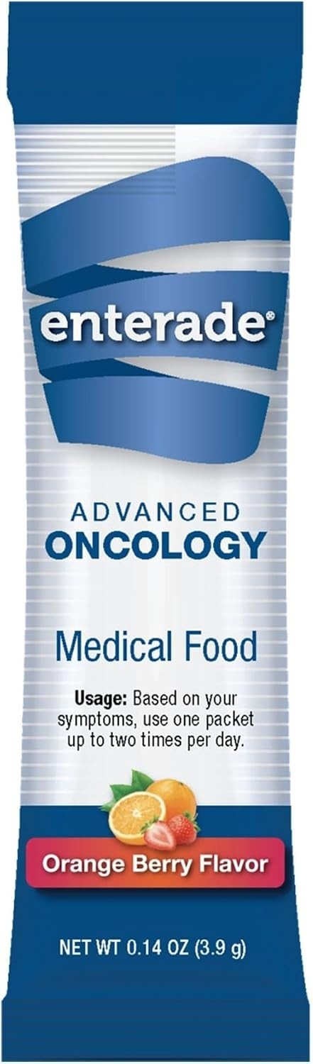 enterade Advanced Oncology Oral Supplement Powder Packets, Orange Berry, 0.13 oz - 20850052516011-Box - LL Medico