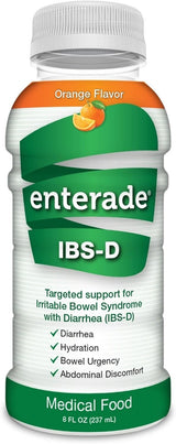 enterade IBS-D Oral Supplement, Orange, 8 oz - 850052516215-Case - LL Medico