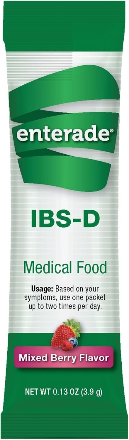 enterade IBS-D Powder Packets, Mixed Berry, 0.14 oz Packet - 20850052516295-Each - LL Medico