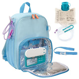 EnteraLite Infinity Feeding Pump Backpack, Teal, 13" x 8" x 4.5" - PCK1002-Single - LL Medico