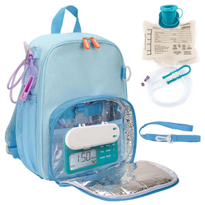 EnteraLite Infinity Feeding Pump Backpack, Teal, 13" x 8" x 4.5" - PCK1002-Single - LL Medico