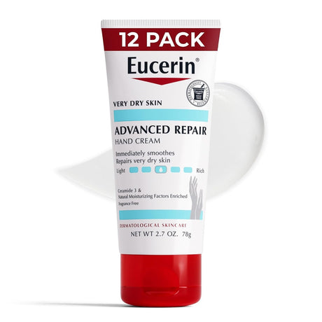 Eucerin Advanced Repair Hand Cream, Fragrance Free, 2.7 oz - 07214063382-Single - LL Medico