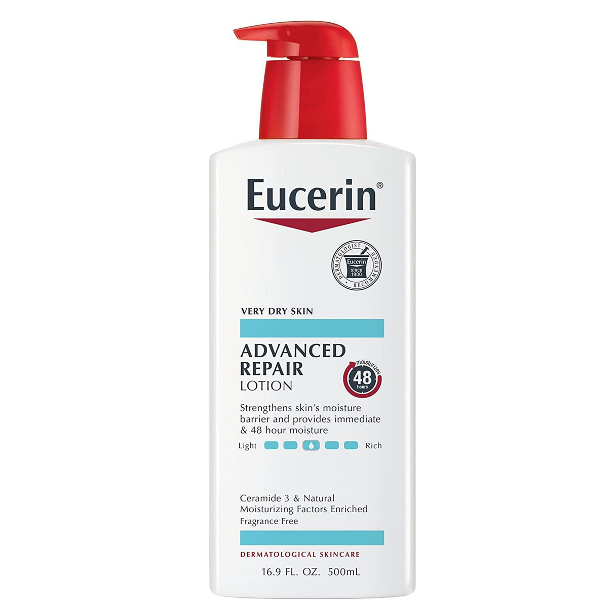 Eucerin Advanced Repair Lotion, 16.9 oz. - 07214063482-Single - LL Medico