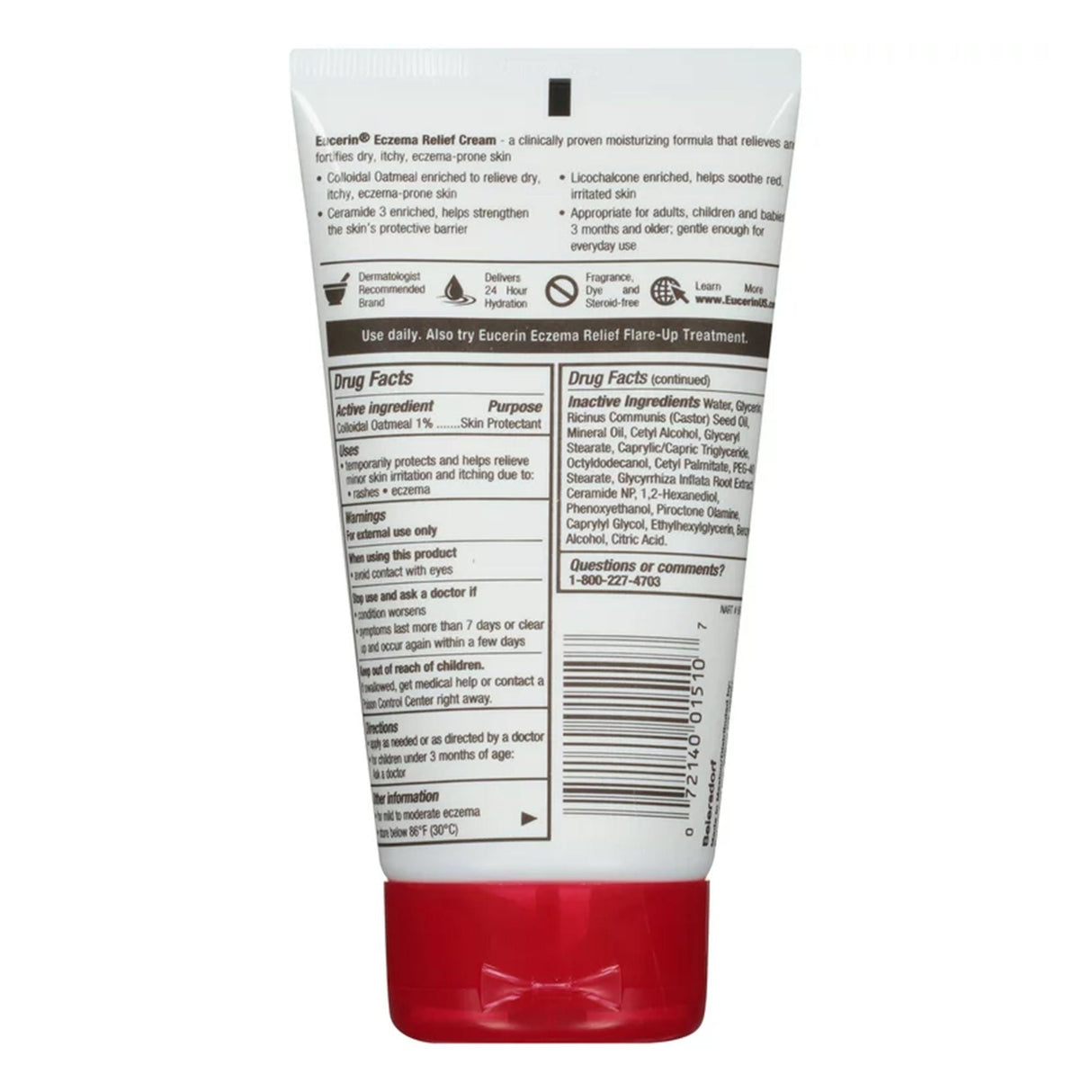 Eucerin Eczema Relief Cream, 5 oz. - 07214001510-Single - LL Medico