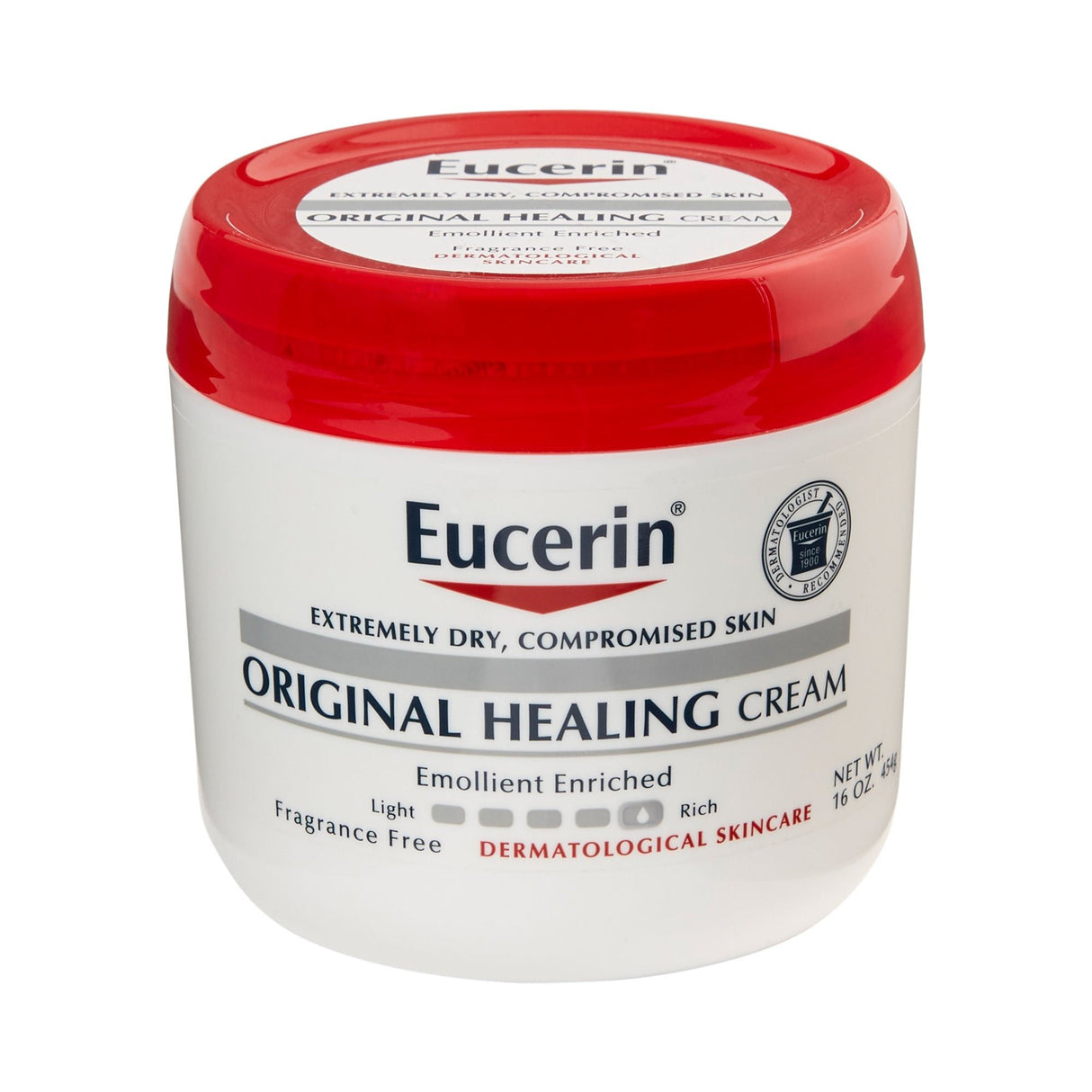 Eucerin Original Healing Moisturizer, 16-ounce Jar - 72140000021-Single - LL Medico