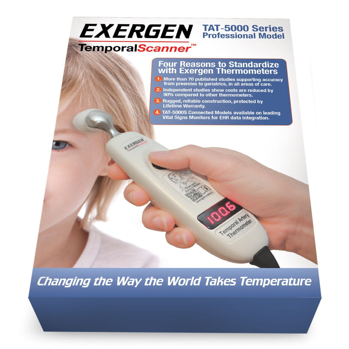 Exergen Temporal Scanner Temporal Contact Thermometer - 124275S-Single - LL Medico