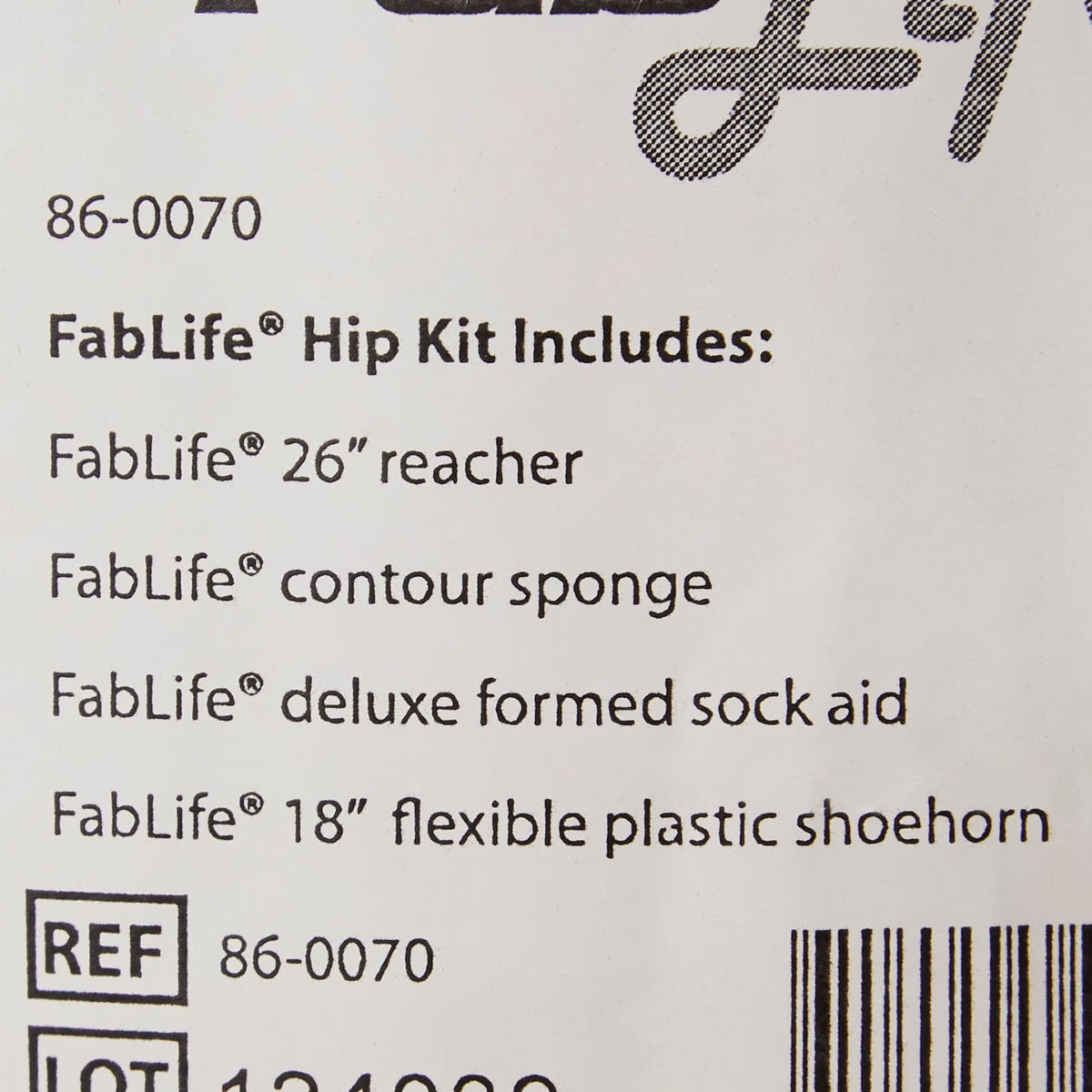 FabLife Hip & Knee ADL Kit, Standard, 26" Reacher / 18" Shoehorn - 86-0070-Single - LL Medico
