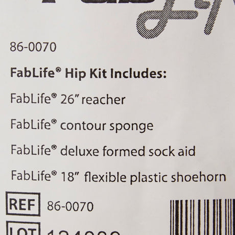 FabLife Hip & Knee ADL Kit, Standard, 26" Reacher / 18" Shoehorn - 86-0070-Single - LL Medico