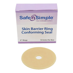 Safe n' Simple Adhesive Seal for use with Ostomy Pouch - SNS684U4-Box - LL Medico