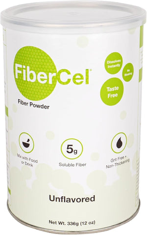FiberCel Fiber Powder, Unflavored, 12 oz - GH-13-Single - LL Medico