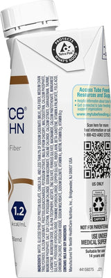 Fibersource HN Tube Feeding Formula, Unflavored, 250 mL - 10043900185504-Case - LL Medico