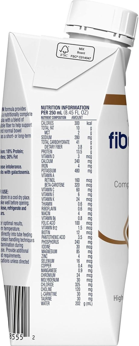 Fibersource HN Tube Feeding Formula, Unflavored, 250 mL - 10043900185504-Case - LL Medico