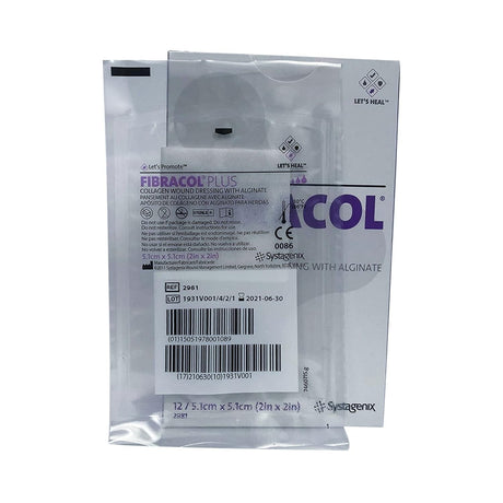 Fibracol Plus Collagen Wound Dressing With Alginate, Sterile, 5.1cm x 5.1cm (2in x 2in) - 2981-Single - LL Medico