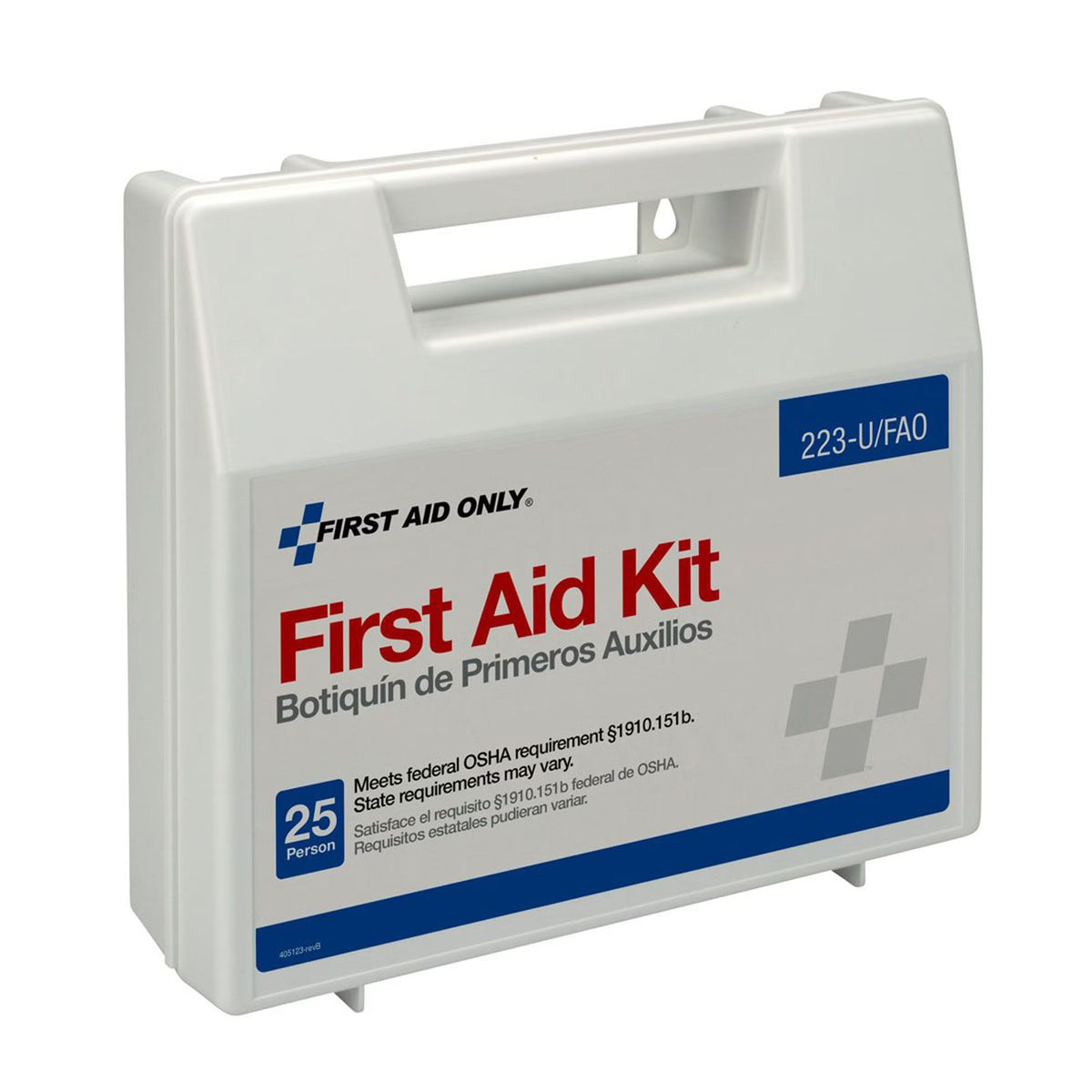 First Aid Only 106-Piece First Aid Kit for 25 People, Plastic Case - 223-U/FAO-Single - LL Medico