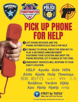 FIRST by TAFEA Lift-to-Call 911 Emergency Phone - FIRST - LL Medico