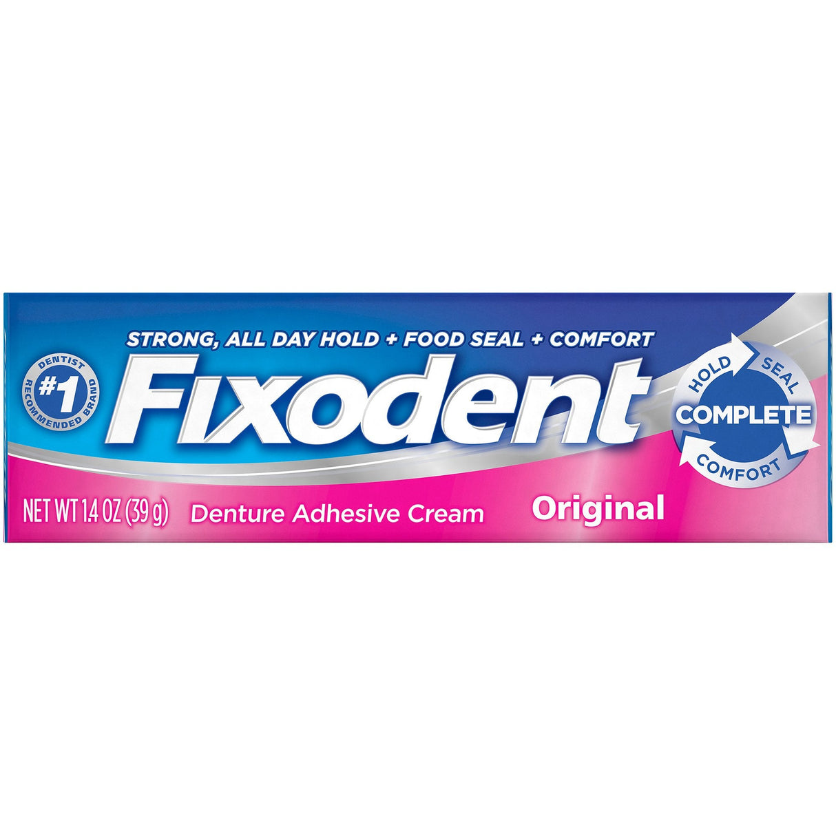 Fixodent Original Denture Adhesive Cream, 1.4 oz - 00076660300385-Single - LL Medico