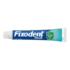 Fixodent Plus Breath Bacteria Guard Denture Adhesive Cream, 2 oz - 03700096070-Single - LL Medico