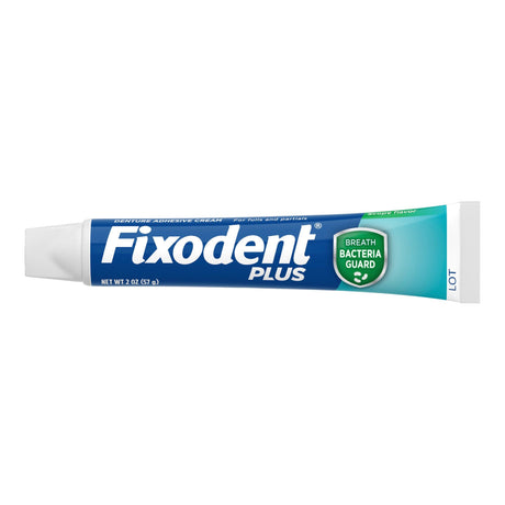 Fixodent Plus Denture Adhesive Cream Breath Bacteria Guard - 03700096070-Single - LL Medico