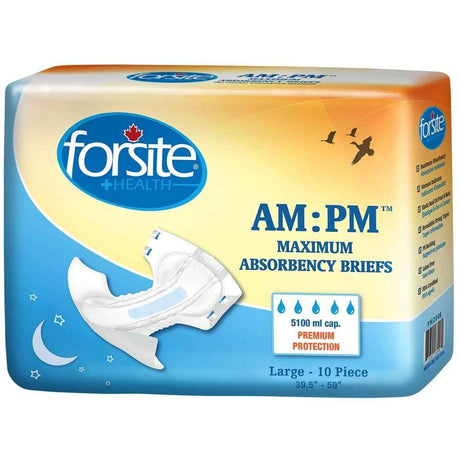 Forsite AM:PM Adult Diapers w/ Plastic Backing - FH2000-Trial - LL Medico