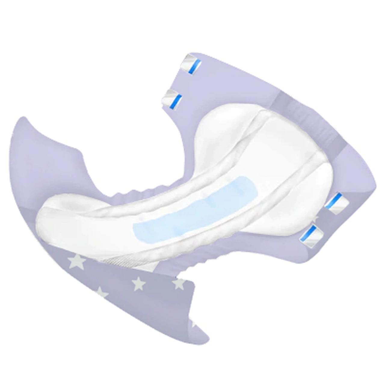Forsite AM:PM Adult Diapers w/ Plastic Backing, Stars | LL Medico