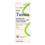 Foster & Thrive Adult Tussin Guaifenesin Oral Solution Relief Syrup, 8 fl oz - 70677118602 - LL Medico