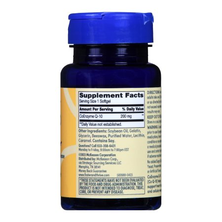 Foster & Thrive Coenzyme Q - 10 Vitamin Supplement, 200 mg - 01093995735 - LL Medico