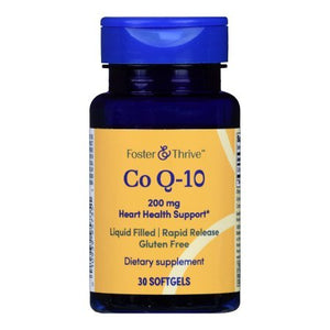 Foster & Thrive Coenzyme Q - 10 Vitamin Supplement, 200 mg - 01093995735 - LL Medico