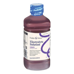 Foster & Thrive Oral Electrolyte Solution, Grape, 33.8 oz - 10939095907-Single - LL Medico