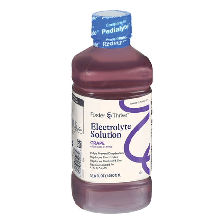 Foster & Thrive Oral Electrolyte Solution, Grape, 33.8 oz - 10939095907-Single - LL Medico