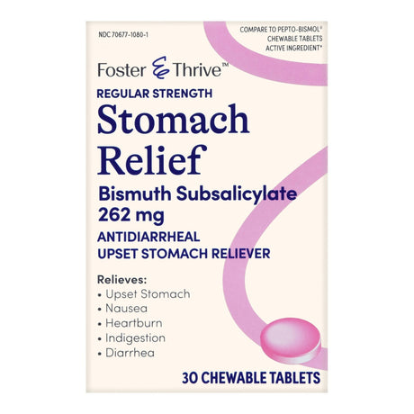 Foster & Thrive Stomach Relief, box front