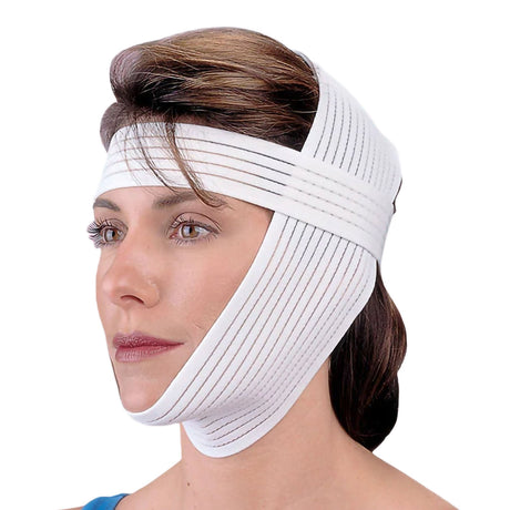 Frank Stubbs Facial Support Wrap, White, One Size Fits Most - F020200-Box - LL Medico