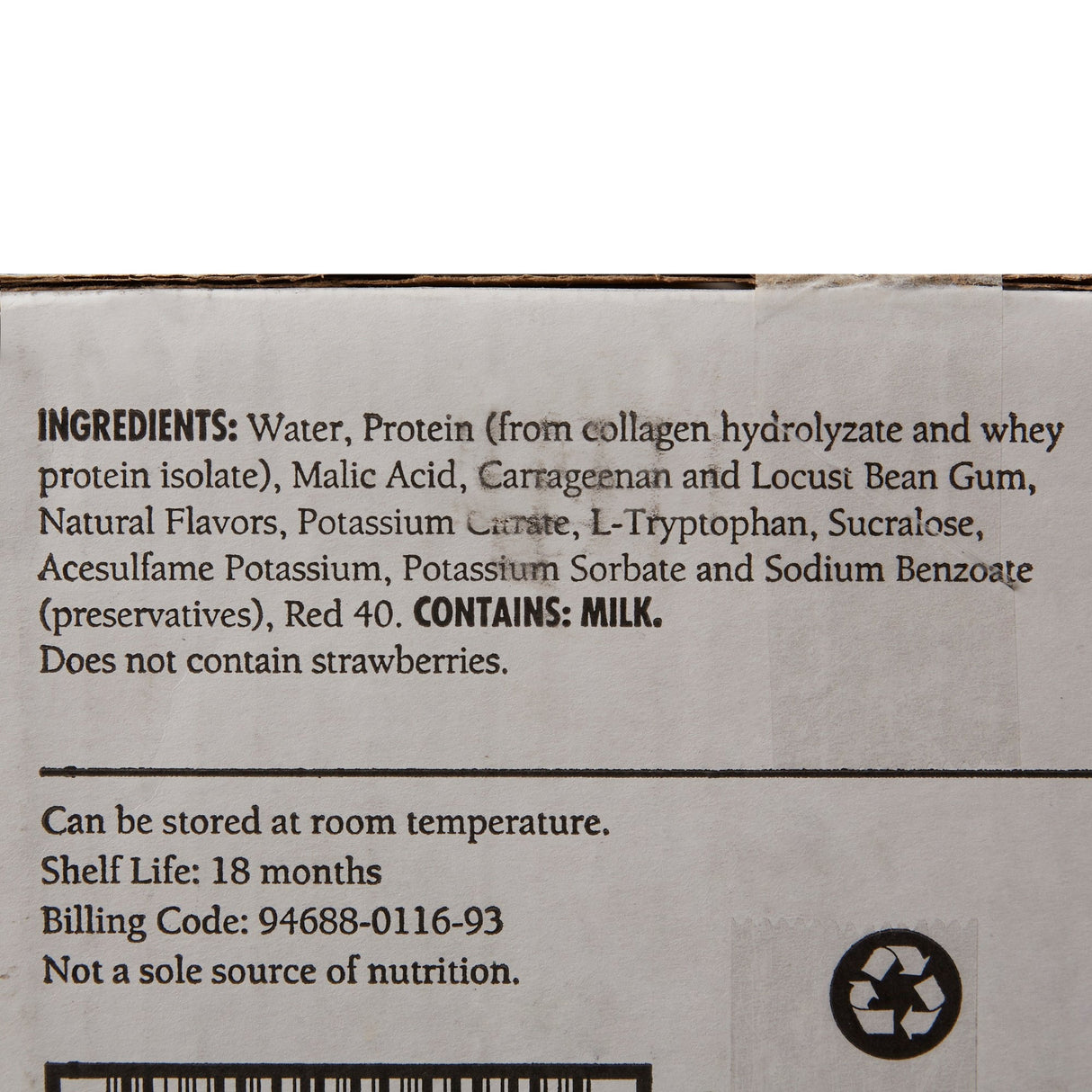 Gelatein Oral Supplement, Fruit Punch Flavor, 4 oz Cup - 11693-Single - LL Medico