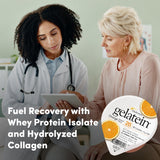 Gelatein Oral Supplement, Orange Flavor, 4 oz Cup - 11691-Single - LL Medico