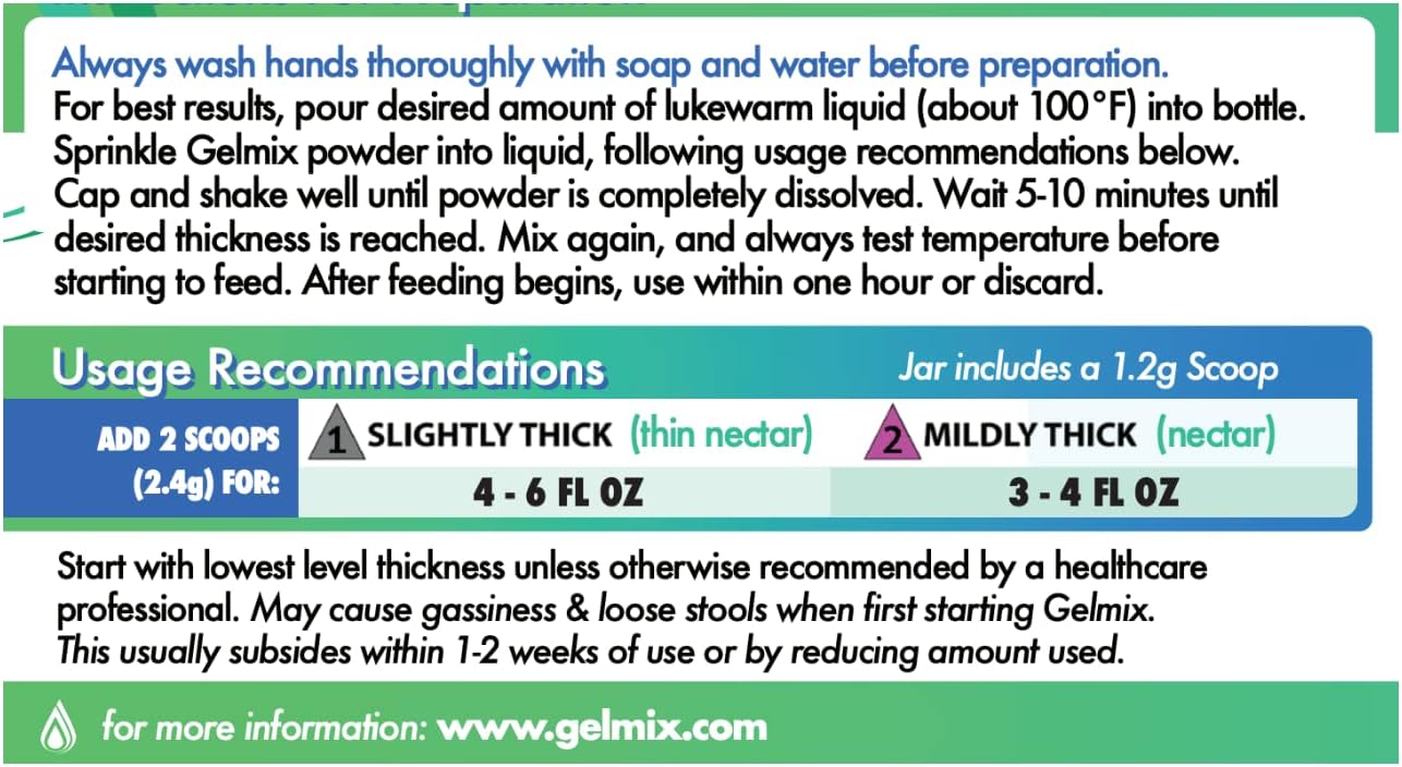Gelmix Organic Infant Thickener for Breast Milk & Formula | LL Medico