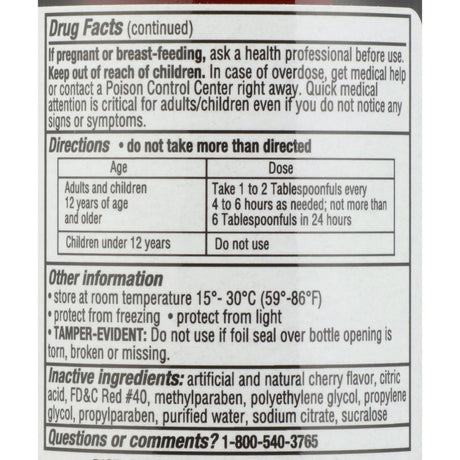 Geri-Care Acetaminophen Pain Relief Liquid, 500 mg/15 mL, 8 oz - Q202-08-GCP-Bottle - LL Medico