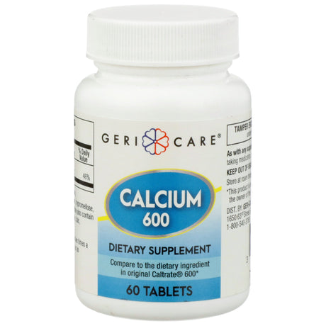 Geri - Care Calcium Supplement, 600 mg - 746-06-GCP-Single - LL Medico