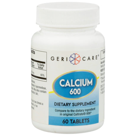 Geri - Care Calcium Supplement, 600 mg - 746-06-GCP-Single - LL Medico