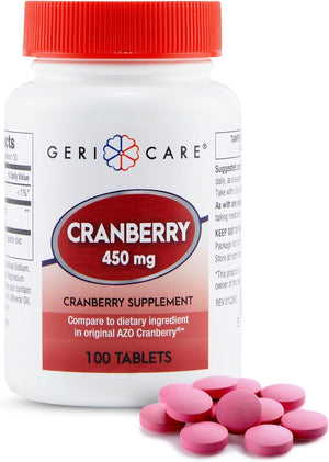 Geri - Care Cranberry Dietary Supplement, 450 mg - 845-01-GCP-Single - LL Medico