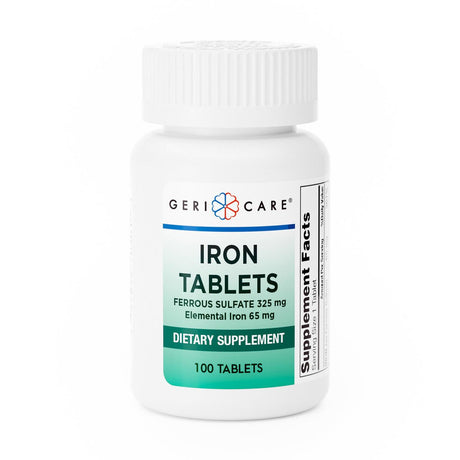 Geri - Care Iron Supplement, 325 mg - 703-01-GCP - LL Medico